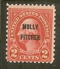 USA  Scott 646  Molly Pitcher   Unused