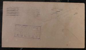 1942 Manila Philippines Japan Occupation Chemical Laboratory Censored Cover #N1