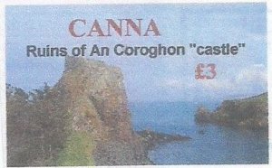 CANNA - 2014 - Castle Ruins - Imp Single Stamp -Mint Never Hinged-Private Issue