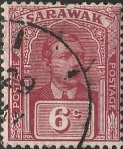 Sarawak, #84 Used  From 1928-29