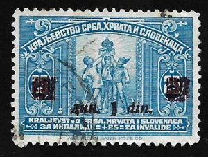 Yugoslavia 1922 - U - Scott #17