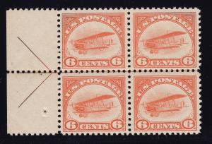 C1 left arrow block VF never hinged with nice color cv $ 500 ! see pic !