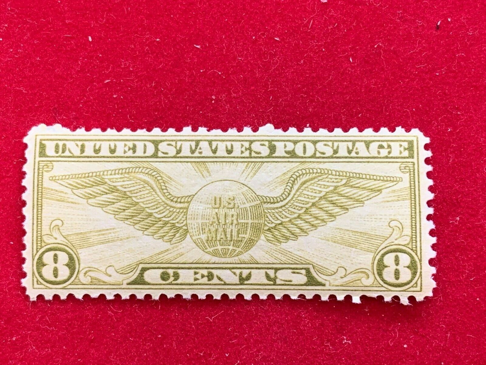 us airmail 8 cent stamp value