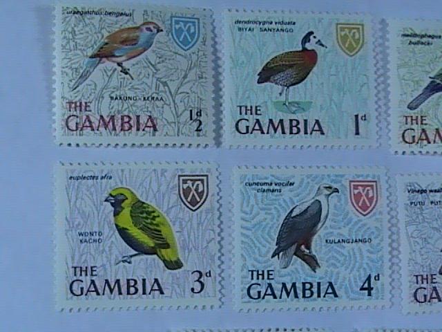 GAMBIA # 215-227-MINT/NEVER HINGED-COMPLETE SET----QEII----1966