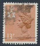 Great Britain Northern Ireland SG NI37ea SC# NIMH21  Machin 13p Used  see scan 