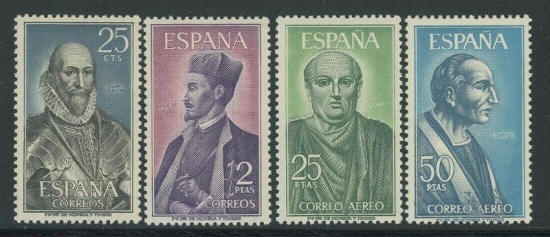 Spain 1966 Famous Men set Sc# 1334/C178 NH