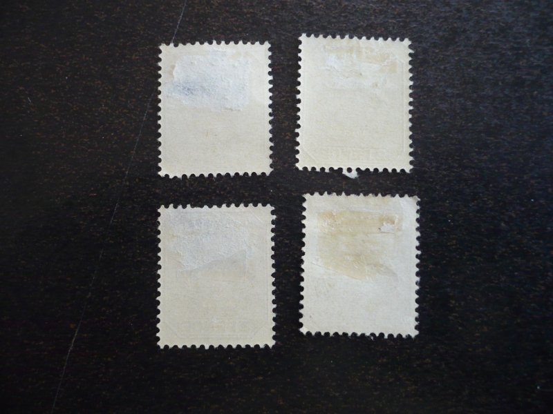 Stamps - Transvaal - Scott# 153,155-157 - Mint Hinged Part Set of 4 Stamps