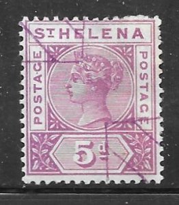 Saint Helena 45: 5d Queen Victoria, CTO, F