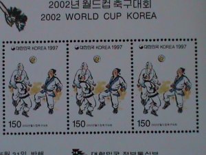 ​KOREA-1997-SC#1904a-2002 WORLD CUP KOREA- MNH S/S-VF WE SHIP TO WORLDWIDE