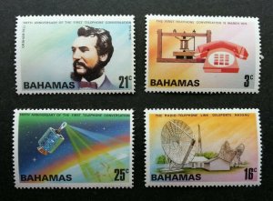 Bahamas Telephone 1976 Satellite Earth Radio Signal Phone (stamp) MNH
