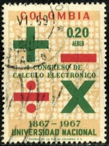 COLOMBIA #C510, USED AIRMAIL - 1968 - COLOMBIA237
