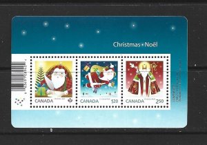 CANADA - 2014 CHRISTMAS SOUVENIR SHEET - SCOTT 2796 - MNH