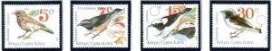 Cyprus Sc 781-4 1991 birds stamp set mint NH