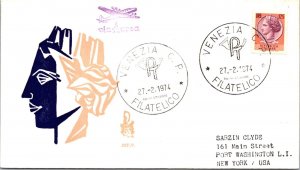 Italy 1974 FDC - Airmail - Venice - J8642