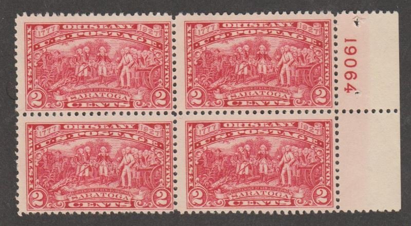 U.S. Scott #644 Saratoga Stamps - Mint Block of 4