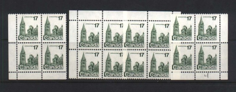 Canada #790 VF/NH Bar Tag Match Set