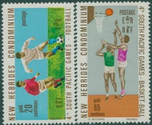 New Hebrides 1971 SG149-150 South Pacific Games set MNH
