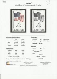 # 1153 MINT NEVER HINGED 50 STAR FLAG     VF+
