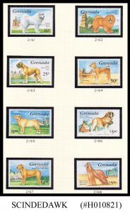GRENADA - 1993 DOGS / PET ANIMALS SET OF 8-STAMPS & 2-MIN/SHTS MINT NH