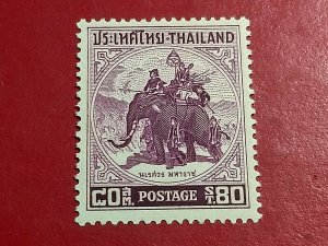 KAPPYSSTAMPS THAILAND #305 1955 KING NARESUAN ON WAR ELEPHANT MINT NH GS0451