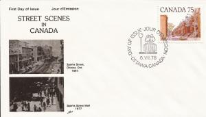 1978 Canada (NR) FDC - Sc 724 - Street Scenes - Row Houses