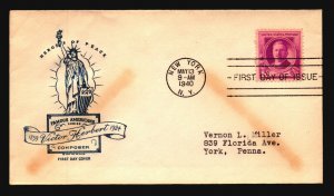 US SC# 881 FDC / ROSS Liberty Cachet - L3373