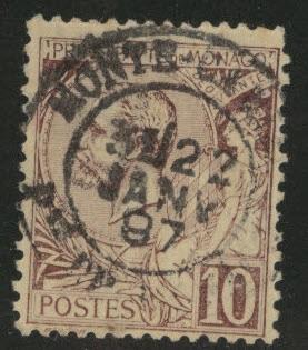 MONACO Scott 15a Used  Prince Albert  from 1891-1921 set