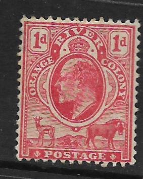 ORANGE RIVER COLONY, 71, HINGED, KING EDWARD VII