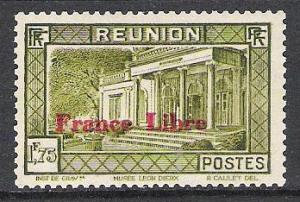 Reunion #212 Libre Overprint MH