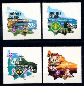 [66779] Norfolk Island 1978 Scouting Jamboree Pfadfinder Self Adhesive MNH