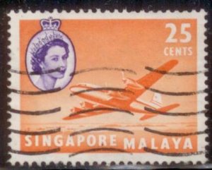 Singapore 1955 SC# 37 Used