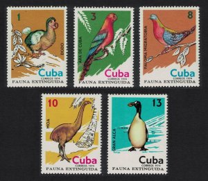 Caribic Extinct Birds 5v 1974 MNH SG#2146-2150