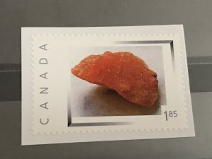 Canada Post Picture Postage * Orange Mineral Gem* *$1.85*  denomination