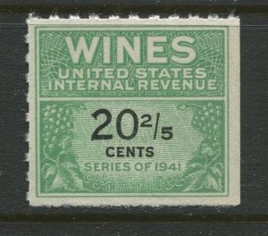 RE187  Wines Revenue Unused Stamp BX5106