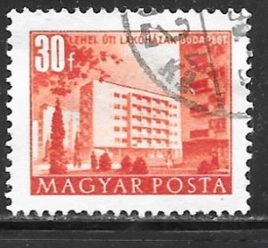 Hungary 963a: 30f Buildings in Lehel Street, postally used, VF