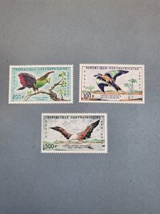 Stamps Central African Republic Scott #C1-3 nh