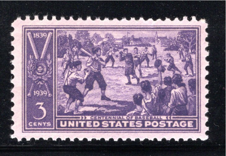 855 MNH Baseball - see scan