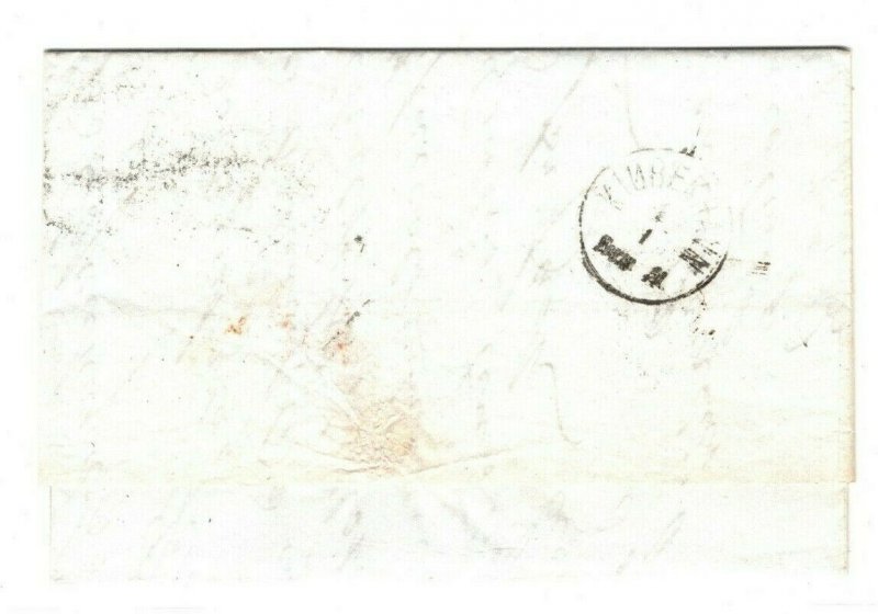 GB Cover DESTINATION MAIL *Manchester* 4d Rate Denmark *Copenhagen* 1871 AA129