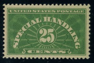 US Stamp #QE4a Special Handling 25c - PSE Cert - XF-SUP 95 - MNH - SMQ $160.00