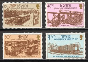 Bermuda Scott 510-13 MNHOG - 1987 Bermuda Scenes Set - SCV $11.00