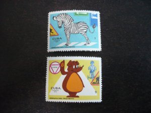 Stamps - Cuba - Scott# 1568-1569 - Mint Hinged Set of 2 Stamps