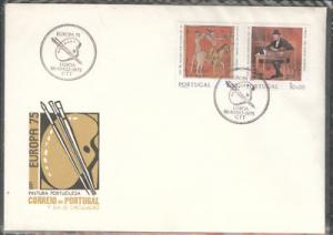 Portugal Scott 1253-4 Europa 1975 FDC  Afinsa 1251-2