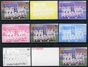 St Vincent 1987 English Football teams $2 Leeds United - ...