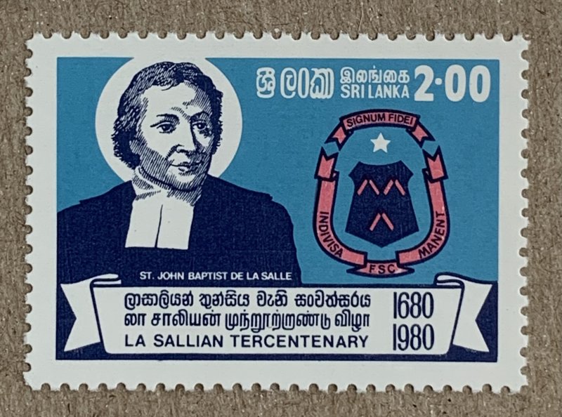 Sri Lanka 1981 De la Salle Brothers, MNH. Scott 603, CV $2.25. SG 729