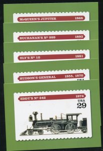 21 Railroad, Train Themed Maxi Postal Cards All Unused