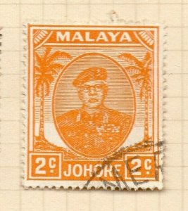 Malaya Johore 1949 Sultan Issue Fine Used 2c. NW-197020