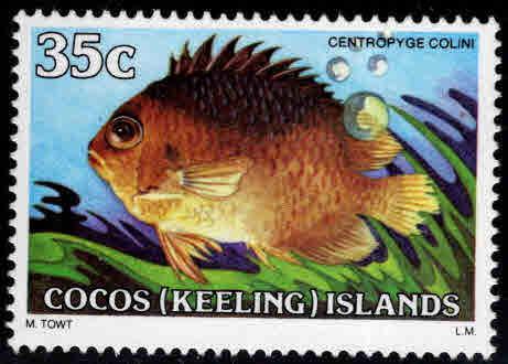 Cocos Keeling Islands Scott 44 MNH** Fish stamp