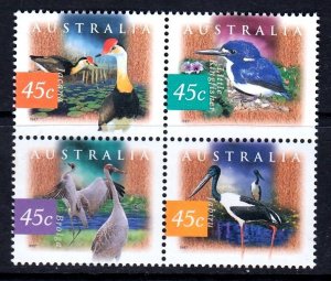 Australia 1997 Birds Mint MNH Block SC 1531a