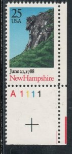 2344 * NEW HAMPSHIRE  *  U.S. Postage Stamp MNH  * LR PL#A1111
