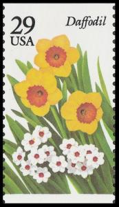 US 2761 Garden Flowers Daffodil 29c single MNH 1993